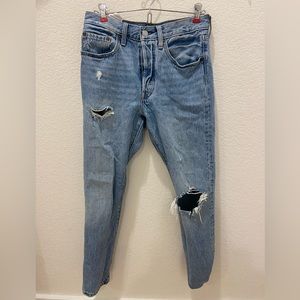 Levi’s 501 S Distressed Denim